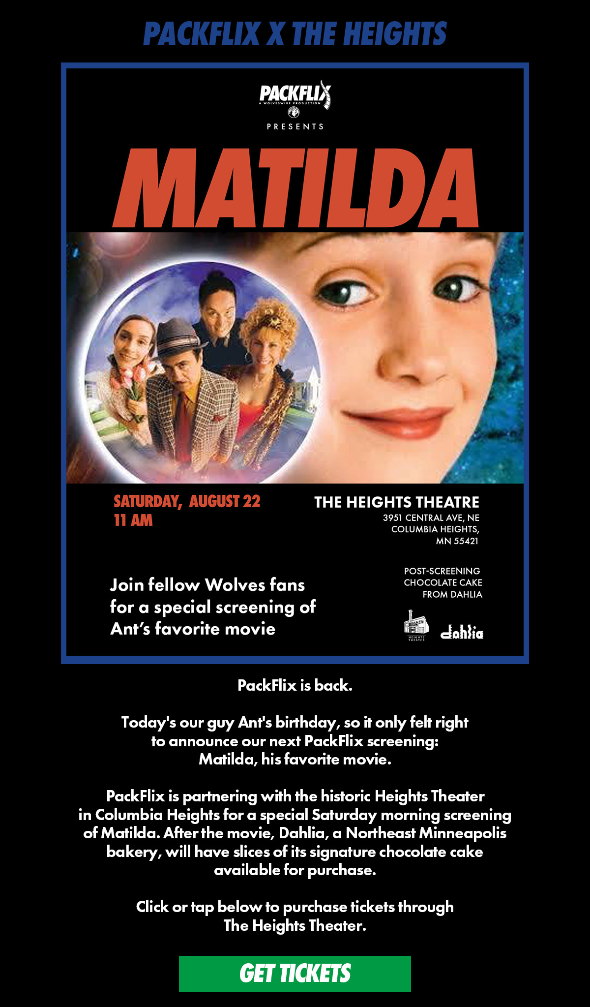 PackFlix Is Back: Matilda The Movie