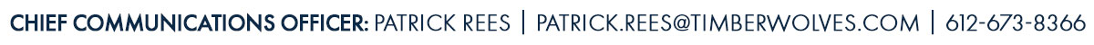 Timberwolves PR